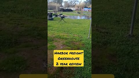 Harbor Freight Greenhouse Review - 2 years. Please send me a replacement. @harborfreight