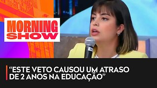 Tabata Amaral: “Bolsonaro vetou a Lei de Conectividade, mas conseguimos aprovar”