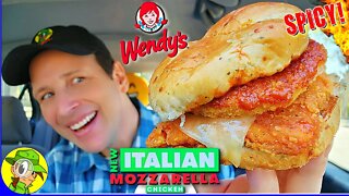 Wendy's® ITALIAN MOZZARELLA SPICY CHICKEN SANDWICH Review 👧🇮🇹🔥🐔🥪 ⎮ Peep THIS Out! 🕵️‍♂️