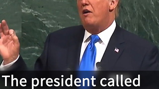 Trump Roasts Iran Before UN