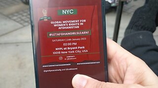 Global movement for women's rights in Afghanistan #LetAfganGirlsLearn #LetAfghanistanGirlsLearn NYC