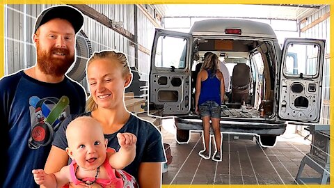 Van Conversion Cont., Earthbag Bedroom Curtains & Mom & Dad Trip | Weekly Peek Ep252