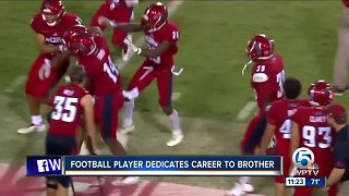 Jalen Young dedicates No. 18, career to his young brother