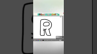 Drawing Alphabet Lore but Everyone is Sus | R #shorts