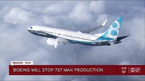 Boeing to temporarily suspend production of 737 Max airplanes