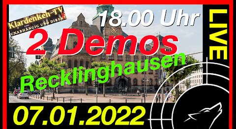 ️️️RESTREAM I Demonstration in Recklinghausen, Bielefeld und ... am 07.01.2022