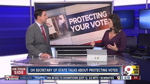 Protecting your vote: Frank LaRose visits WCPO