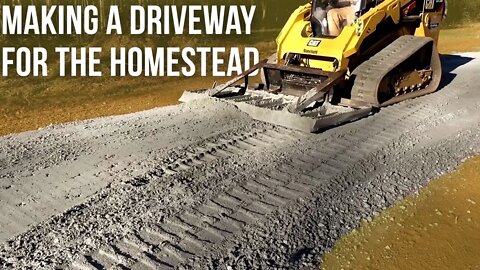 Grading a Driveway for the Homestead | Forest to Farm