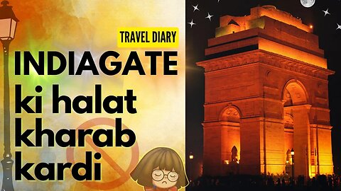 🏳️‍🌈 India Gate Ki Halat Kharab Kardi 😡|| #indiagate #vadapav ||