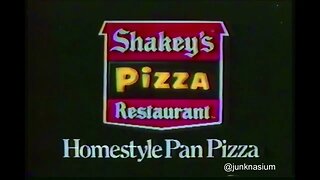 Shakey's PIzza Commercial (1985)