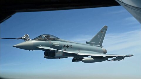 KC-135 Air Refueling over the Baltic Sea - BALTOPS 22