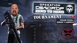 My First Ever Video Game Tournament - DrDisrespect's DEADROP!