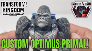 Transform! War for Cybertron Kingdom Optimus Primal Custom, Larkin's Lair