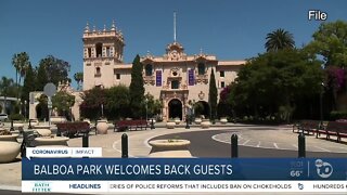Balboa Park welcomes back guests