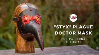 STYX Plague Doctor Mask Tutorial (link to PDF Pattern in Description)