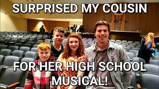 Surprised My Cousin For Her High School Musical!