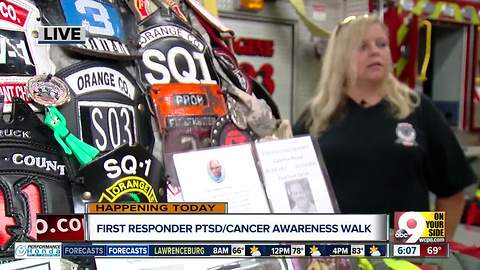 First responder PTSD/cancer awareness walk