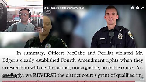 Cops Sued After they screw up | Huntsville Police | Krista McCabe & Cameron Perrilate