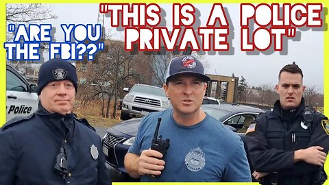 DETECTIVE STOPS ME **DISMISSED** | "THIS IS A POLICE PRIVATE LOT" |