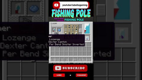 Fishing Pole Banner | Minecraft