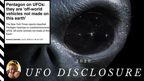 "UFO'S ARE OFF-WORLD VEHICLES NOT MADE ON THIS EARTH" _PENTAGON STATEMENT 7/24/20 (...I knew it)