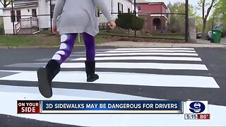 City says 3D crosswalks create more danger, not less