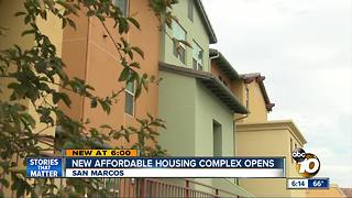 New affordable housing complex opens