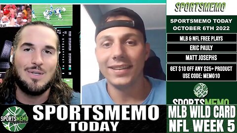 NFL Week 5 Predictions | MLB Wild Card | SportsMemo Today | Free Sports Picks for Oct 6