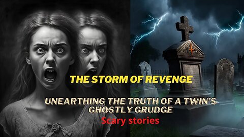 "The Storm of Revenge: Unearthing the Truth of a Twin's Ghostly Grudge" scary stories