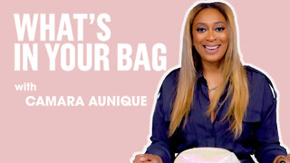 What's In Your Bag With Celebrity Makeup Artist, Camara Aunique