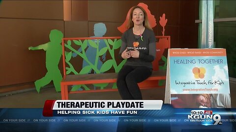 Therapists help kids cope with playdate at Diamond Children's Medical Center