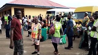 ELECTION THUGERY: Voters Flee As Suspected APC Thugs Attack Polling Unit In Lagos