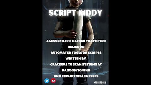 WHAT IS A SCRIPT KIDDY #cyberpunk2077 #malware #infosec #cybersecurity #cyberattacks #scriptkiddy