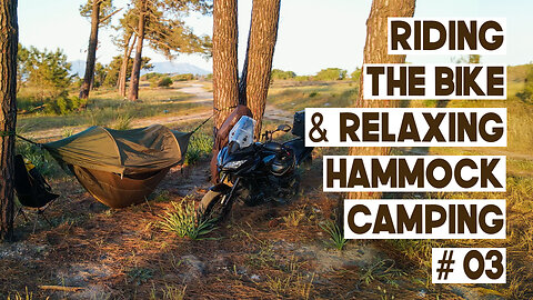 Riding the Bike & Relaxing: Epic Motorcycle Hammock Camping Adventure [ASMR]