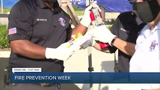 Boynton Beach Fire Rescue gives out fire safety equipment