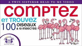 Comptez et Trouvez 100 Oiseauxet 10 Insectes - A Twin Sisters®️ Read To Me Video