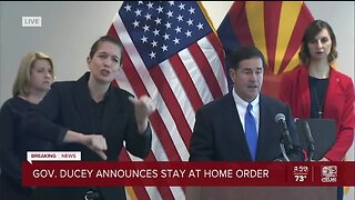 Gov. Ducey announces stay-at-home order in Arizona
