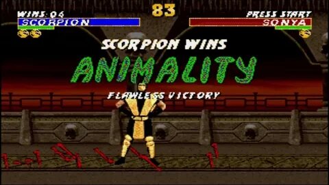 Ultimate Mortal Kombat Trilogy (Genesis) - Scorpion MKII - Hardest - No Continues.
