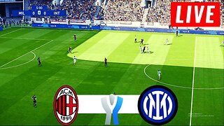 Milan vs Inter In Diretta Supercoppa Italiana Final 2023 Full Match All Goals HD PES 21 Gameplay