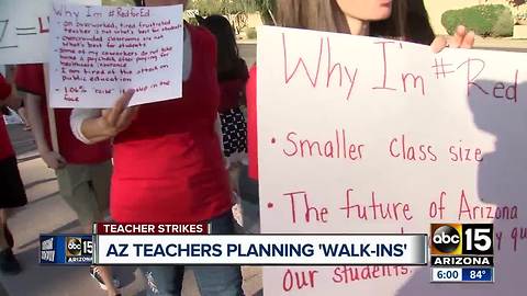 Arizona teachers asking for community support in fight for higher wages