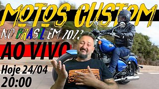 Motos Custom no BRASIL em 2023, SONHO ou REALIDADE? Americano RESPONDE - AO VIVO