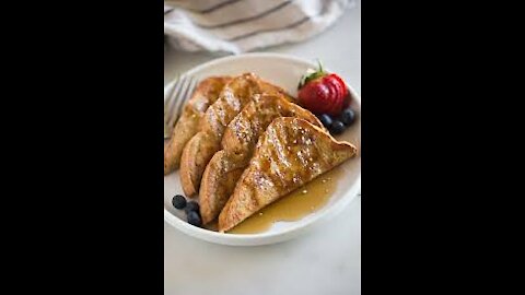 How to make Classic French Toast | Quick and Easy Kids Tiffin recipe