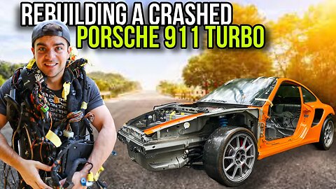 REBUILDING a Crashed 997 Porsche 911 Turbo - Major progress, but total chaos