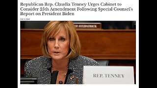 Rep. Claudia Tenney Urges Biden's Cabinet to Consider 25th Amendment