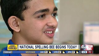 Local speller Neil Dave is competing in the Scripps National Spelling Bee