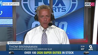 Reds broadcaster Brennaman apologizes for using homophobic slur during broadcast