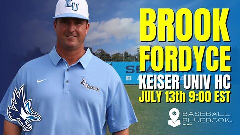 Coaches Corner: Brook Fordyce, HC Keiser University