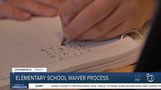 Elementary school waiver process