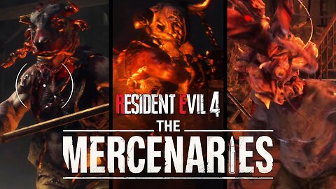 Resident Evil 4 Remake - THE MERCENARIES DLC (All Stages Gameplay)