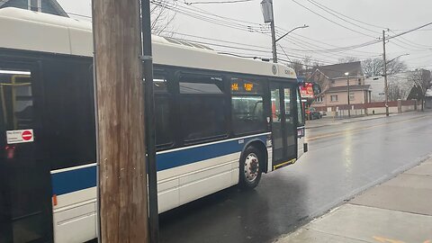 S44 Nova LFS Bus MTA 2019 Bound to ST George Ferry Engine Audio Sound High Quality